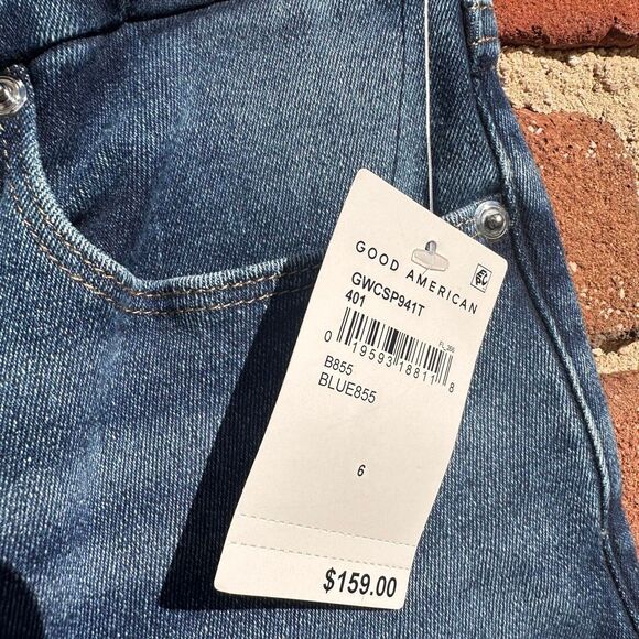 Good American $159 Good Waist Crop Skinny Jeans Women’s 6 / 28 NWT - Picture 6 of 10